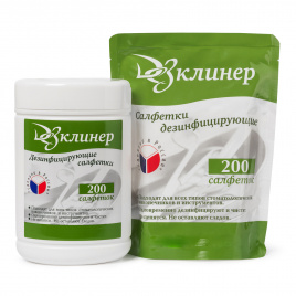 Фото раздела - Дезинфицирующие салфетки "Дезклинер"
